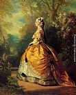 Franz Xavier Winterhalter The Empress Eugenie a la Marie-Antoinette painting